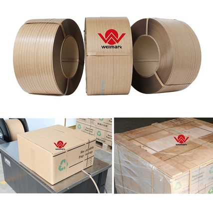 Крафтовая бумажная лента / перерабатываемая бумажная лента для упаковки картонной коробки